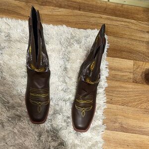 Brown Western Cowboy Boots